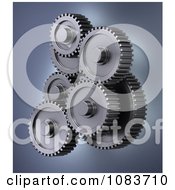 Poster, Art Print Of 3d Accuracy Mechanical Gear Cog Wheels 2