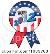 Poster, Art Print Of Vote 2012 Presidential Election Usa Flag Ribbon