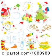 Poster, Art Print Of Christmas Design Elements