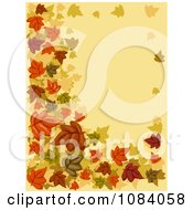 Poster, Art Print Of Autumn Background With Leaves