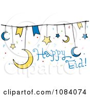 Poster, Art Print Of Happy Eid Banner Strings