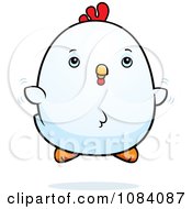 Poster, Art Print Of Chubby Rooster Chick Flying