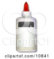 A Bottle Of School Glue Clipart Illustration