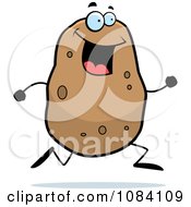Poster, Art Print Of Running Potato Character