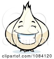 Poster, Art Print Of Happy Garlic Character