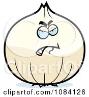 Angry White Onion Character