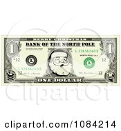 Poster, Art Print Of Santa Dollar Bill
