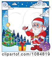 Poster, Art Print Of Christmas Santa Frame With Copyspace 3