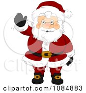 Poster, Art Print Of Santa Claus Waving Hello