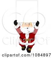 Poster, Art Print Of Santa Claus With A Christmas Sign 4