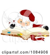 Santa Claus Writing In His Christmas Planner