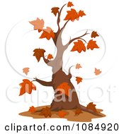 Poster, Art Print Of Nearly Bare Autumn Tree