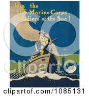 Poster, Art Print Of Soldier In A Boat