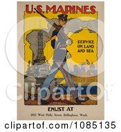 Poster, Art Print Of Marine Soldier