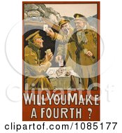 Poster, Art Print Of Soldiers Playing Cards