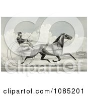 Poster, Art Print Of C Champlin Driving The Trotting Horse Named George Palmer
