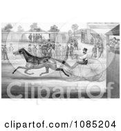 Poster, Art Print Of Trotting Horse John Stewart On His Twentieth Mile September 22nd 1868