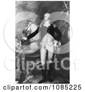 Poster, Art Print Of George Washington Standing Proud By A Horse