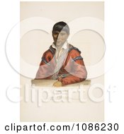 Paddy Carr A Creek Indian Interpreter Free Historical Stock Illustration