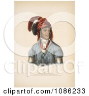 Poster, Art Print Of Ledagie A Creek Native American Indian Chief