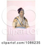 Cherokee Indian Chief Named Spring Frog Free Historical Stock Illustration