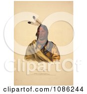 Poster, Art Print Of Sioux Indian Chief Esh-Ta-Hum-Leah