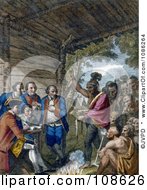 Poster, Art Print Of The Indians Giving A Talk To Colonel Bouquet