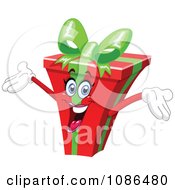 Energetic Christmas Gift Character