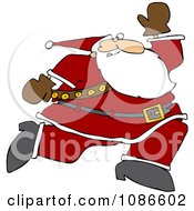 Poster, Art Print Of Santa Running