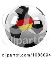 Poster, Art Print Of 3d Germany Soccer Championship Of 2012 Ball