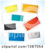 Poster, Art Print Of Taped Colorful Rectangle Tags