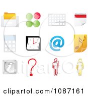 Poster, Art Print Of Office Website Icons
