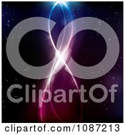 Clipart Fractal Of Light In Deep Space Royalty Free Vector Illustration by TA Images