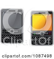 Poster, Art Print Of 3d Smart Cell Phones With Key Pads
