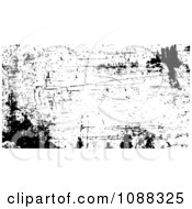 Poster, Art Print Of Black And White Rusty Grunge Overlay