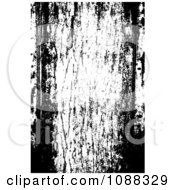 Poster, Art Print Of Black And White Wood Panel Grunge Overlay