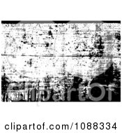 Poster, Art Print Of Black And White Wooden Grunge Overlay