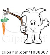 Poster, Art Print Of Squiggle Guy Dangling A Carrot