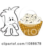 Poster, Art Print Of Squiggle Guy With Broken Eggs All In One Basket