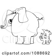 Poster, Art Print Of Squiggle Guy So Hungry Hes Eating An Elephant