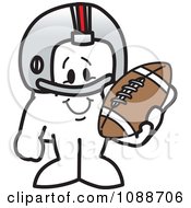 Poster, Art Print Of Squiggle Guy Football Player