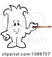 Poster, Art Print Of Squiggle Guy Holding A Pointer Stick
