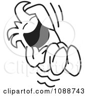 Clipart Squiggle Guy Laughing Out Loud Royalty Free Vector Illustration