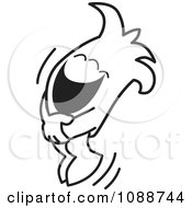 Poster, Art Print Of Jolly Squiggle Guy Laughing
