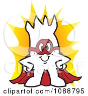 Clipart Squiggle Guy Super Hero Royalty Free Vector Illustration by Toons4Biz