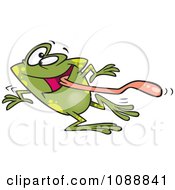 Poster, Art Print Of Dizzy Frog Having Fun On Dance Day