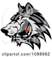 Angry Wolf Mascot