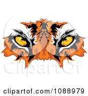 Poster, Art Print Of Tiger Mascot Eyes