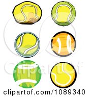 Poster, Art Print Of Tennis Ball Designs