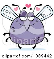 Clipart Chubby Infatuated Mosquito Royalty Free Vector Illustration